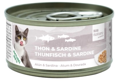 Picture of Bubimex Nature tuna & sardine 70gr